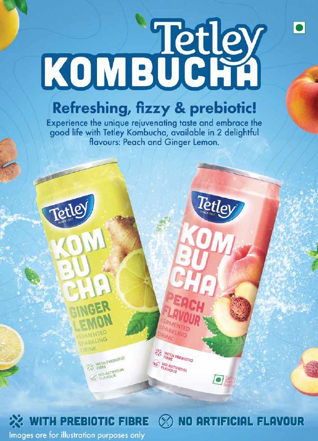 Tetley Kombucha 